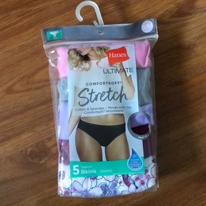 Hanes Women's Comfort Stretch Bikini Underwear